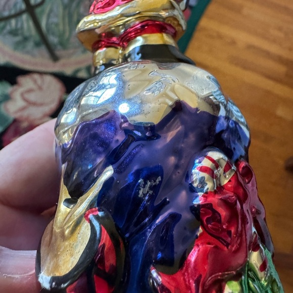 Vintage Mercury Glass Christmas Bell 6" Shiney, Colorful, China Set of 3 - Picture 9 of 16